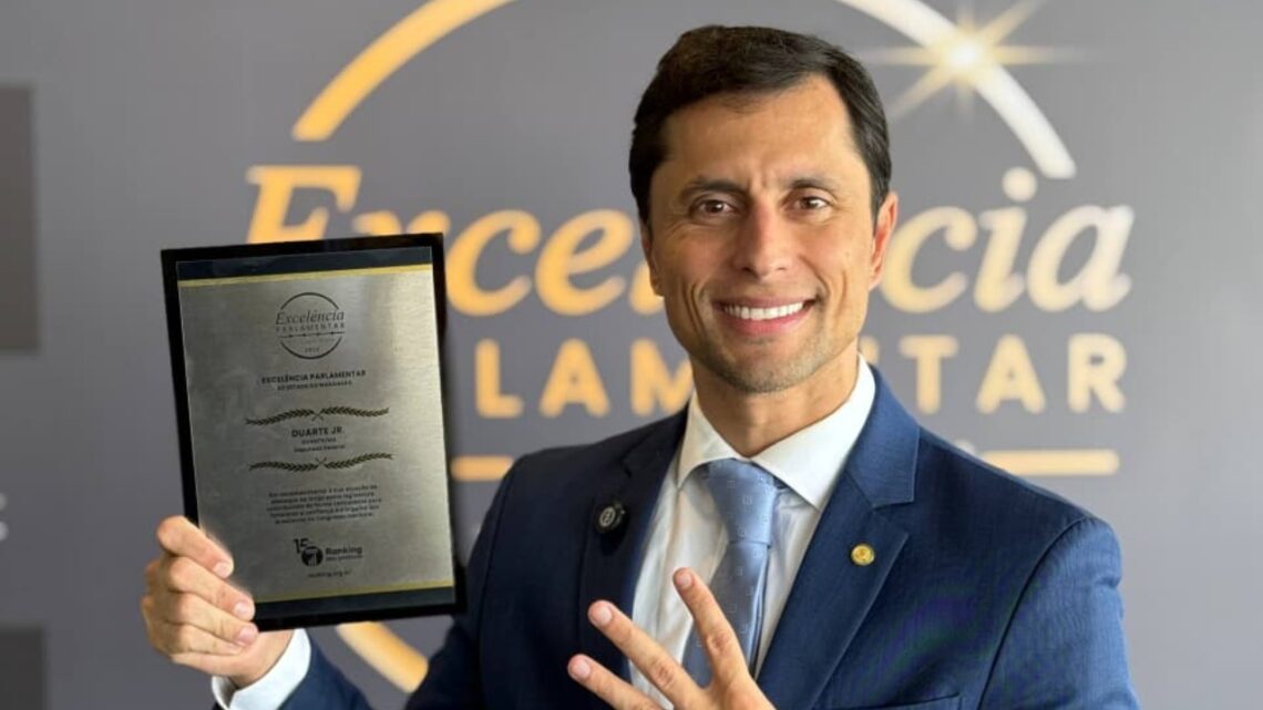 Duarte Jr conquista pela quarta vez prêmio do Ranking dos Políticos